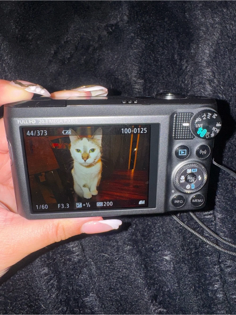 Canon Compact Digital Camera in Black and Silver